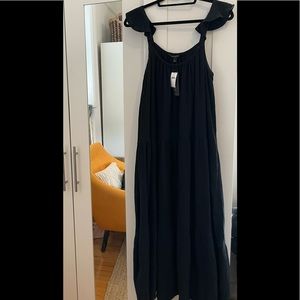 Banana Republic Factory Frill-sleeve Gauze Tiered MIDI Dress (NWT)